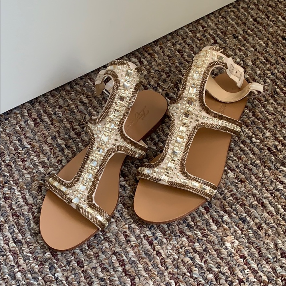 Sparkly Vince camuto gladiator sandals NEW